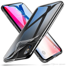 For 2018 New Iphone X Samsung Note 9 S7 S8 S9 0.3MM Crystal Gel Case for iPhone 6s Plus Ultra-Thin transparent Soft TPU Cases Clear Case